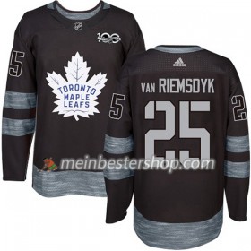 Toronto Maple Leafs James Van Riemsdyk 25 1917-2017 100th Anniversary Adidas Schwarz Trikot Authentic - Herren